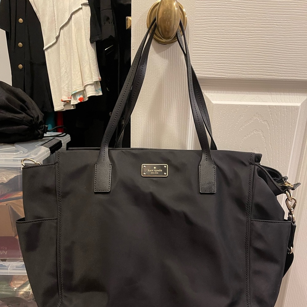 Kate Spade New York Dawn Diaper Bag (black)